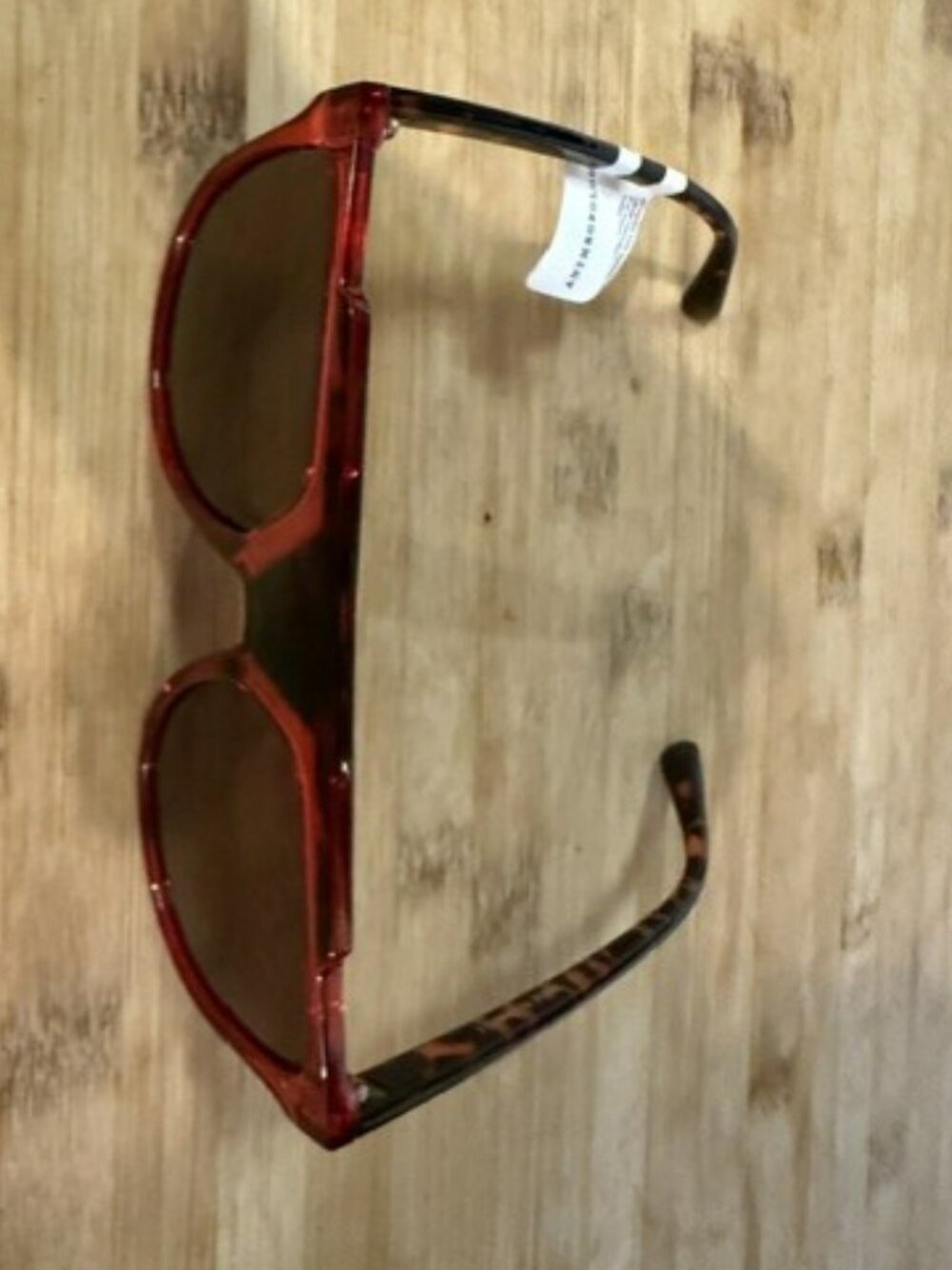 I-SEA Flat Top Red Aviator Sunglasses - Picture 11 of 16